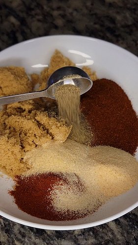 BBQ Pulled Pork
Ingredients:
1 pork shoulder, bone removed (about 5 pounds)
½ cup brown sugar
2 tablespoons chili powder
...