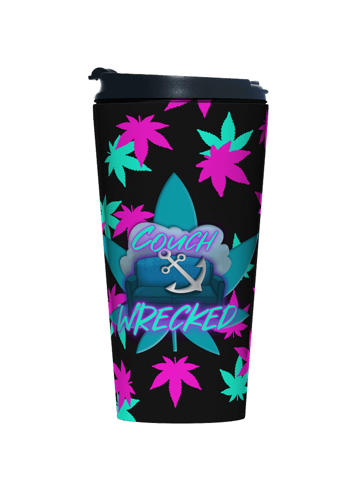 Metal Sipper Pot Leaf Neon product image (1)