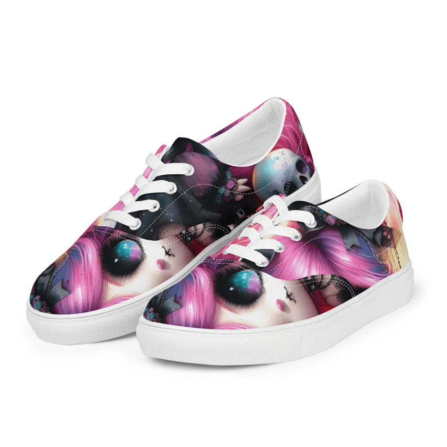 Creepy Doll Lace-Up Shoes product image (9)