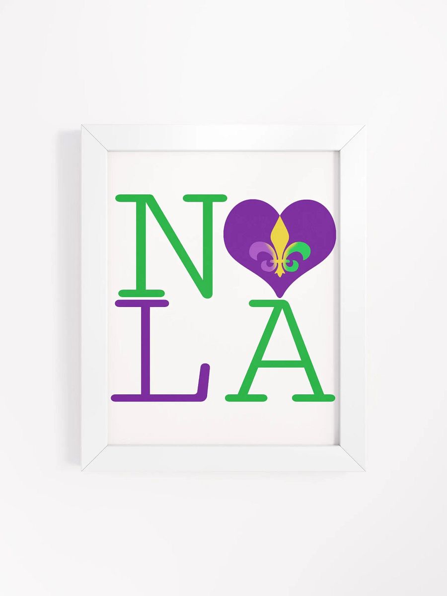 I LOVE NOLA **BIGSHOT POSTER** (MARDI GRAS) product image (4)