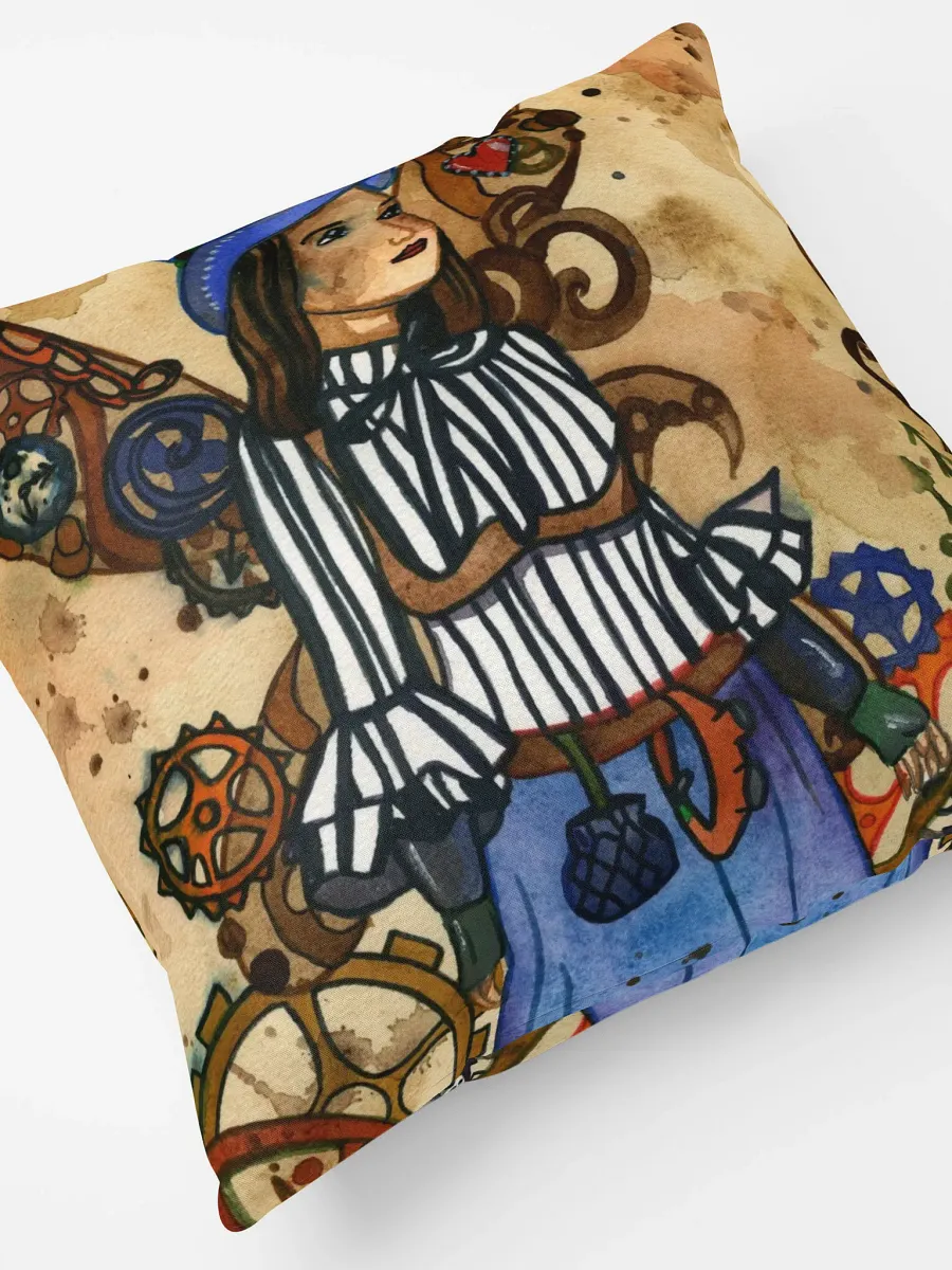 Steampunk Fairy Decorative Pillow product image (4)