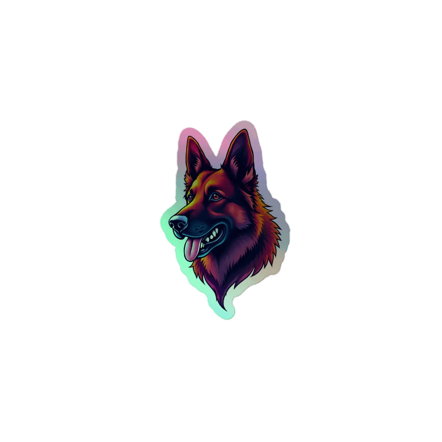 Vibrant Shepherd Holographic Sticker Set product image (1)