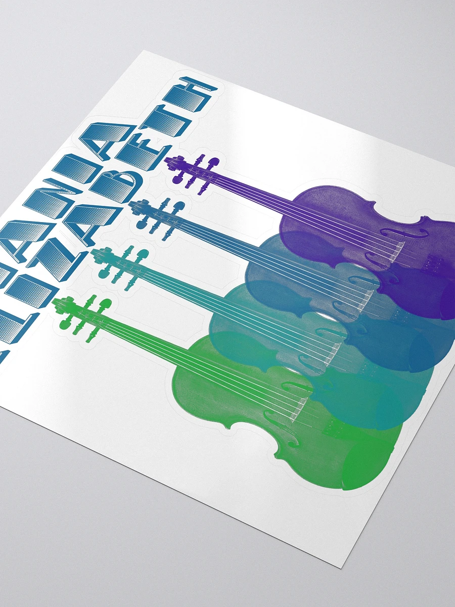 4 Fiddles Sticker - Green/Blue product image (3)