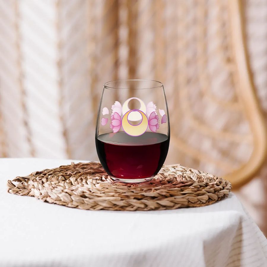 Moonie Blossom Stemless Wine Glass product image (10)