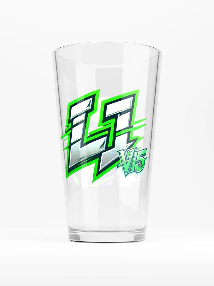 LJv15 Logo Pint Glass product image (1)