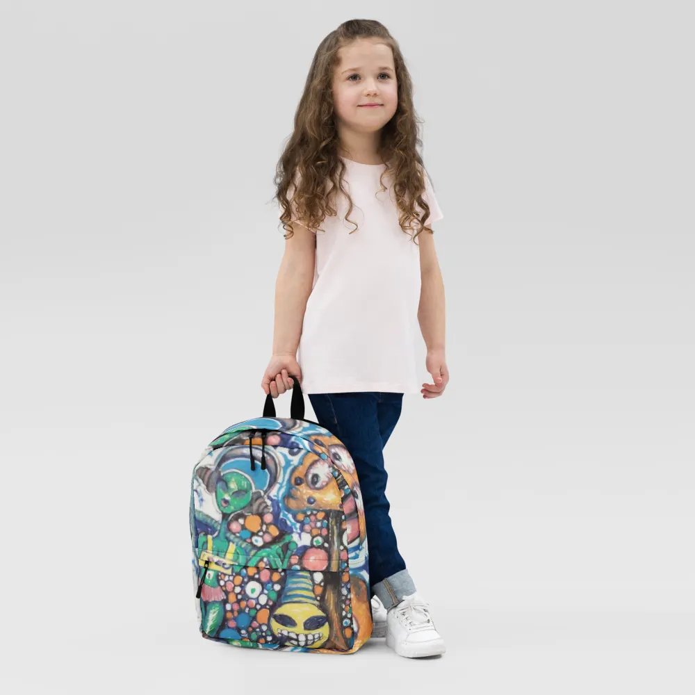 Whimsical Boom and Horn All-Over Backpack product image (8)