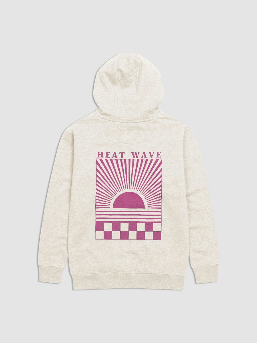 Heat Wave Retro Sunset Unisex Hoodie - Bone product image (1)