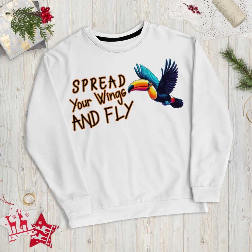 Spread your Wings and Fly All-Over Print Sweatshirt product image (7)