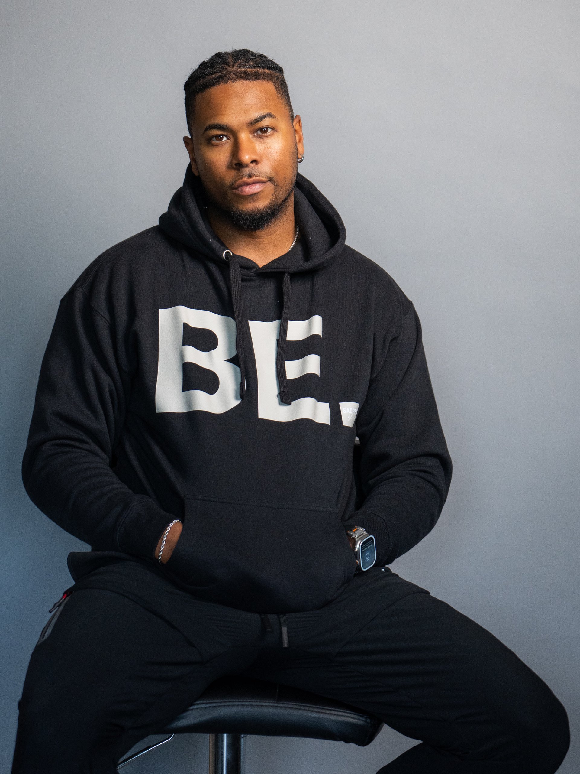 The BE. Hoodie (Dark) product image (3)