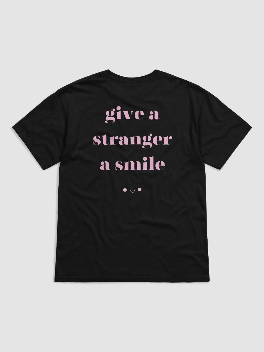 Give a Stranger a Smile Black Tee product image (3)