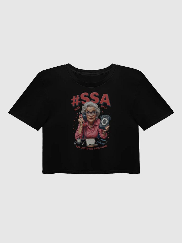 Social Security Hold Time Crop Top product image (6)