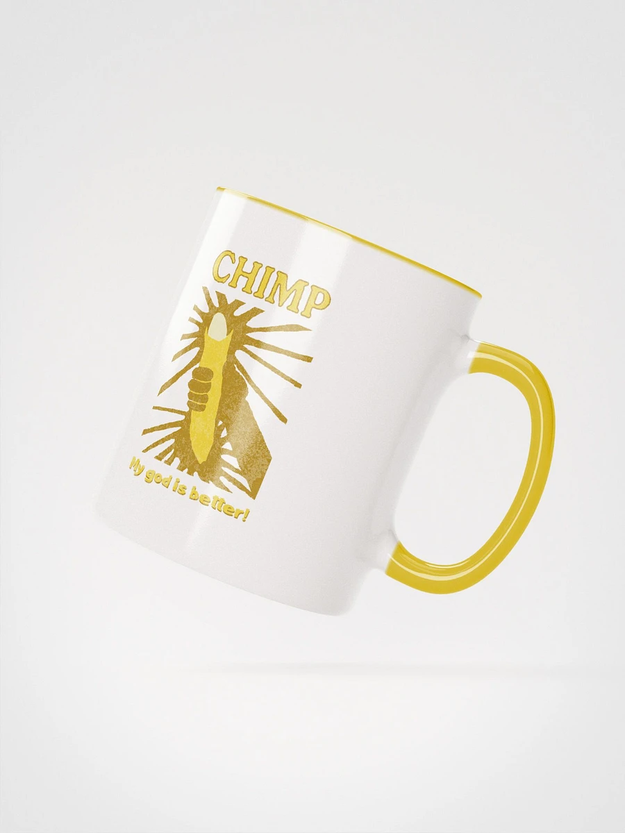 Chimp: My God Is Better Coffee Mug product image (2)