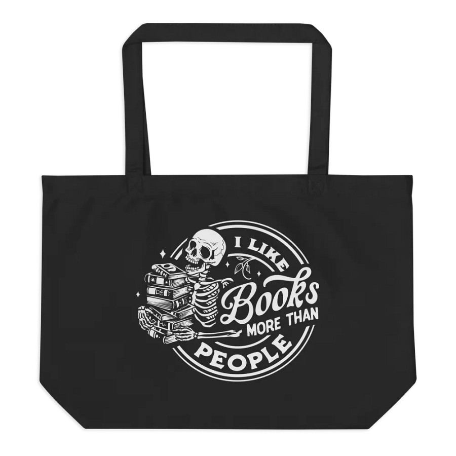 I Like Books More Than People Bag product image (6)