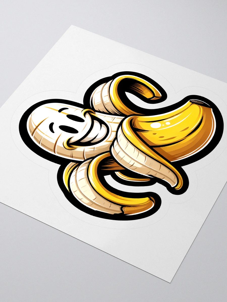 Half Peeled Banana Sticker product image (3)