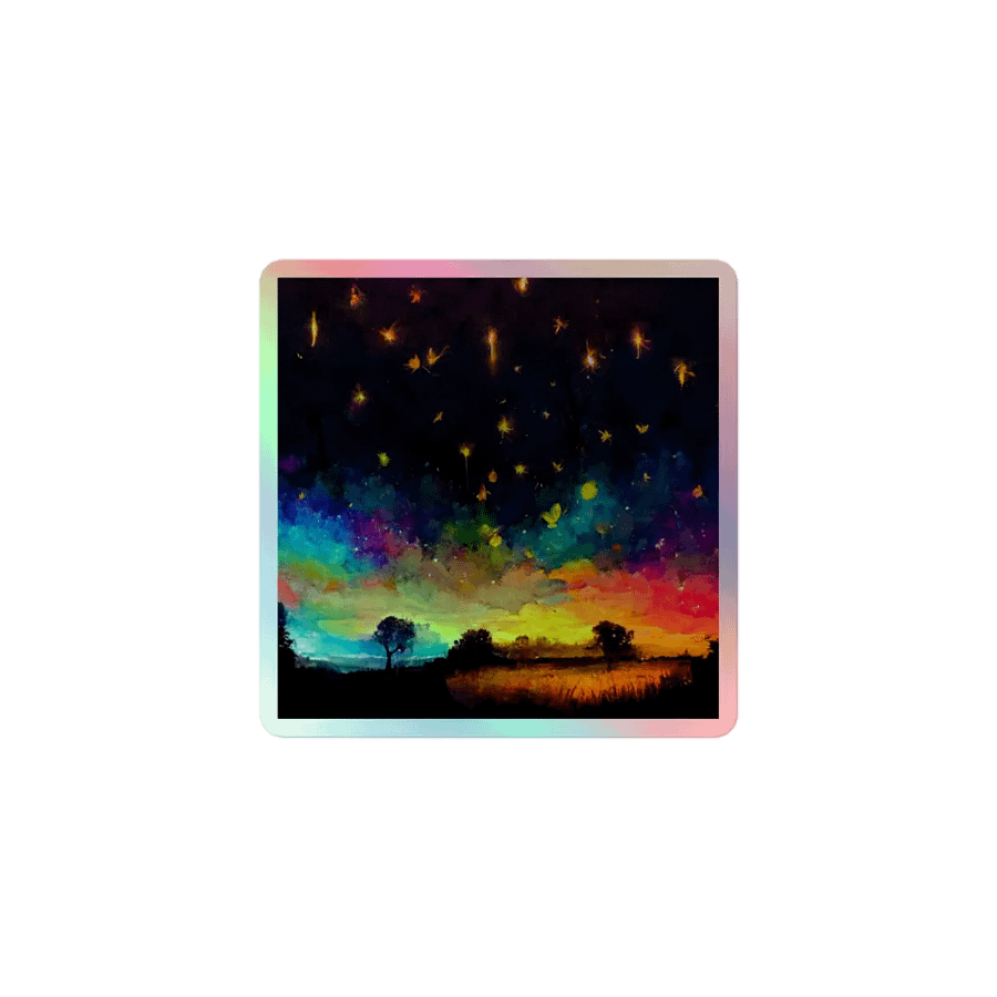 Twilight Dreams Holographic Sticker Sheet product image (1)