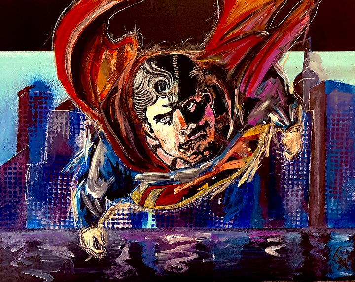Superman Flying Through the City product image (1)