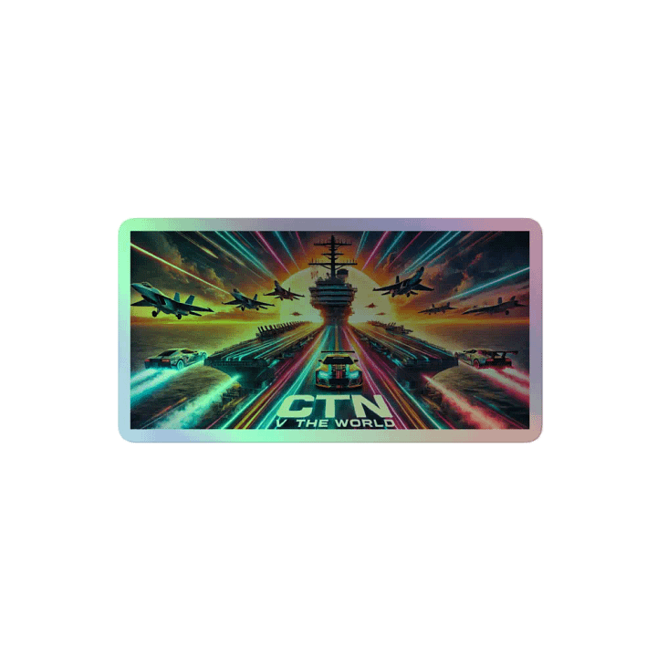 CTN v The World Holographic Sticker product image (2)