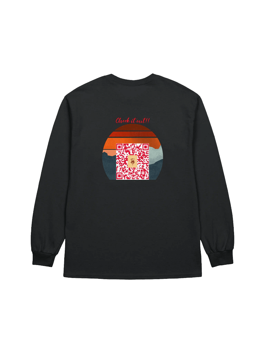 Sunset QR Code Long Sleeve Tee product image (2)