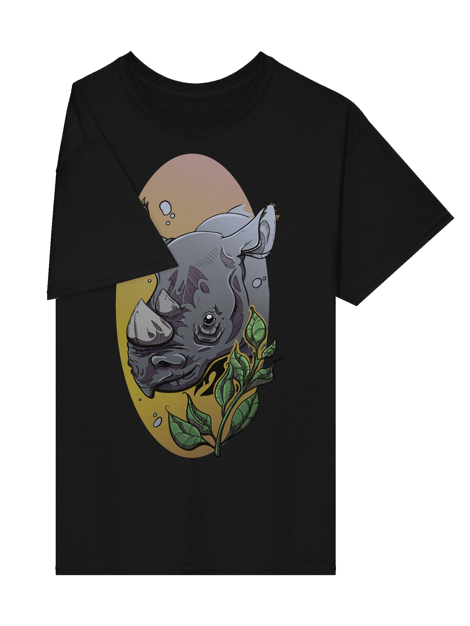 Rhino Illustration T-Shirt product image (40)
