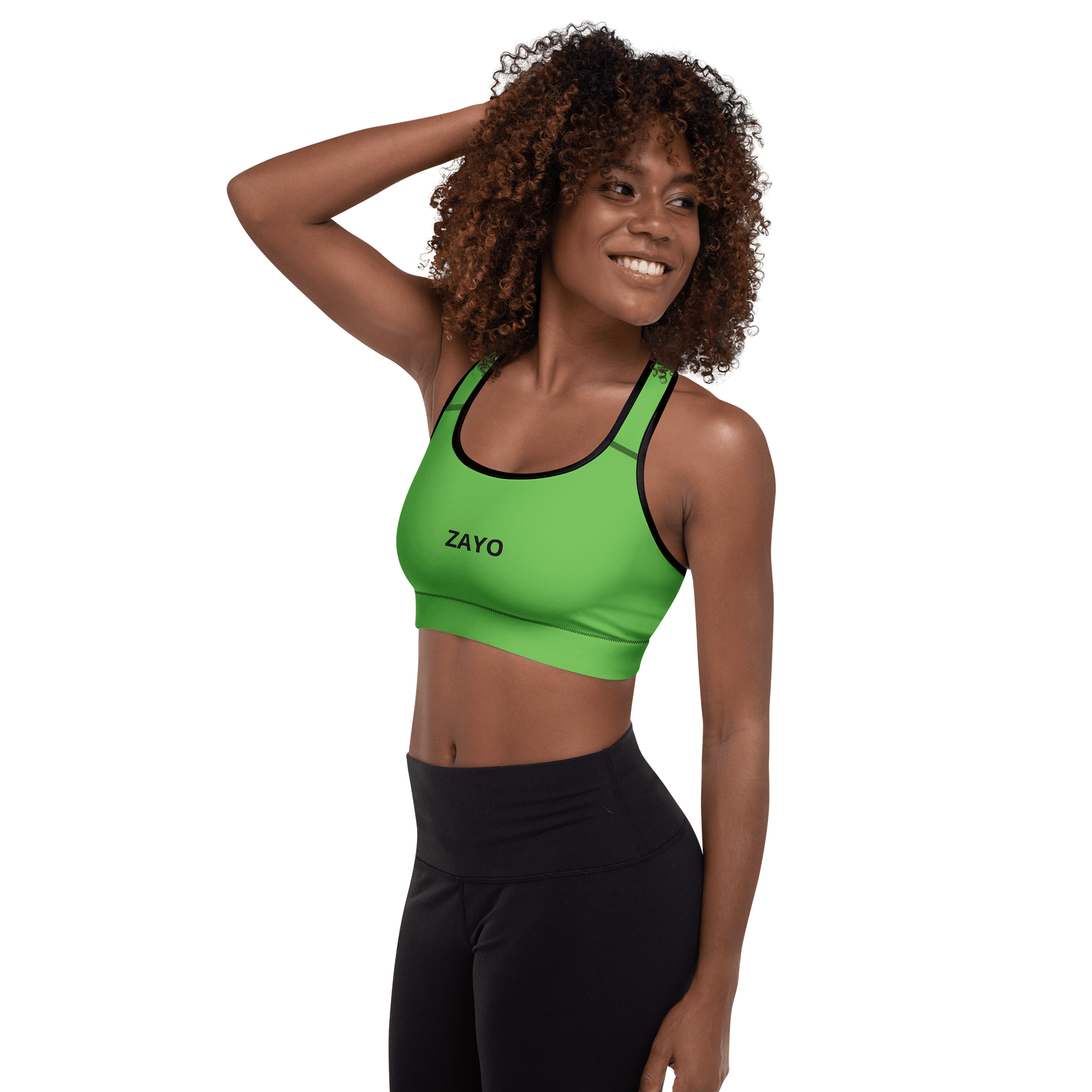 ZAYO Bold Green Sports Bra product image (5)