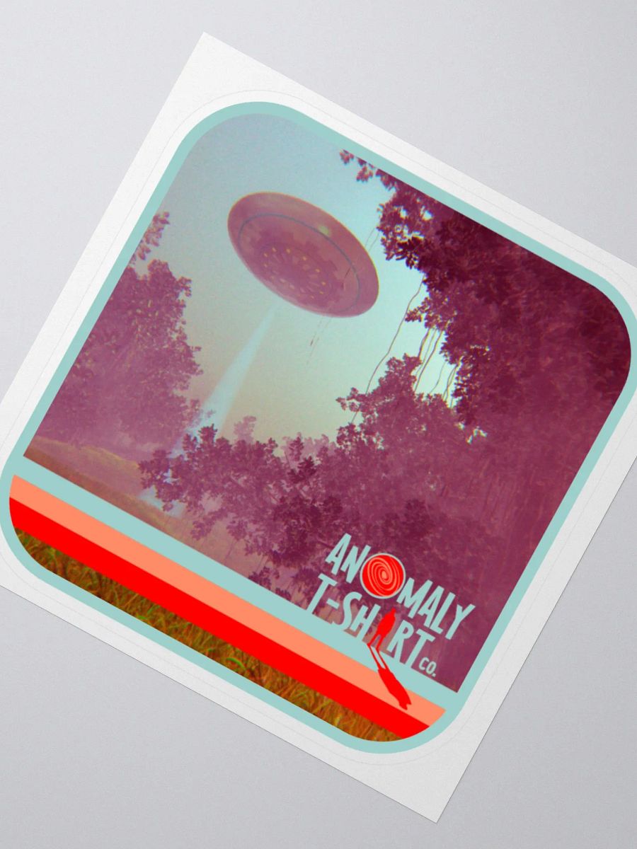 Vintage UFO Beam Kiss Cut Stickers product image (1)