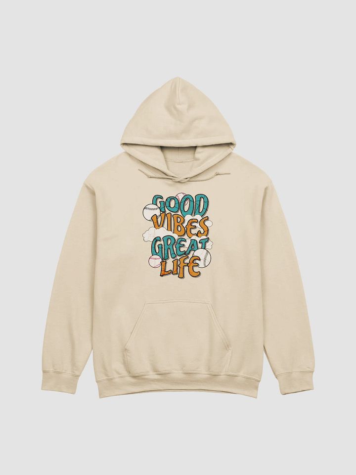 Good Vibes Great Life Baseball Hoodie product image (19)