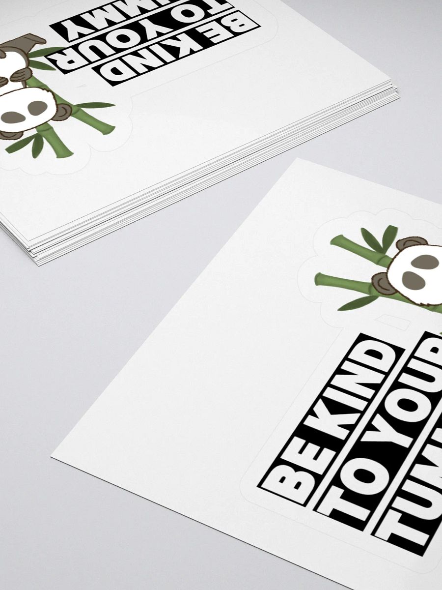 Be Kind To Your Tummy Panda Stickers product image (13)