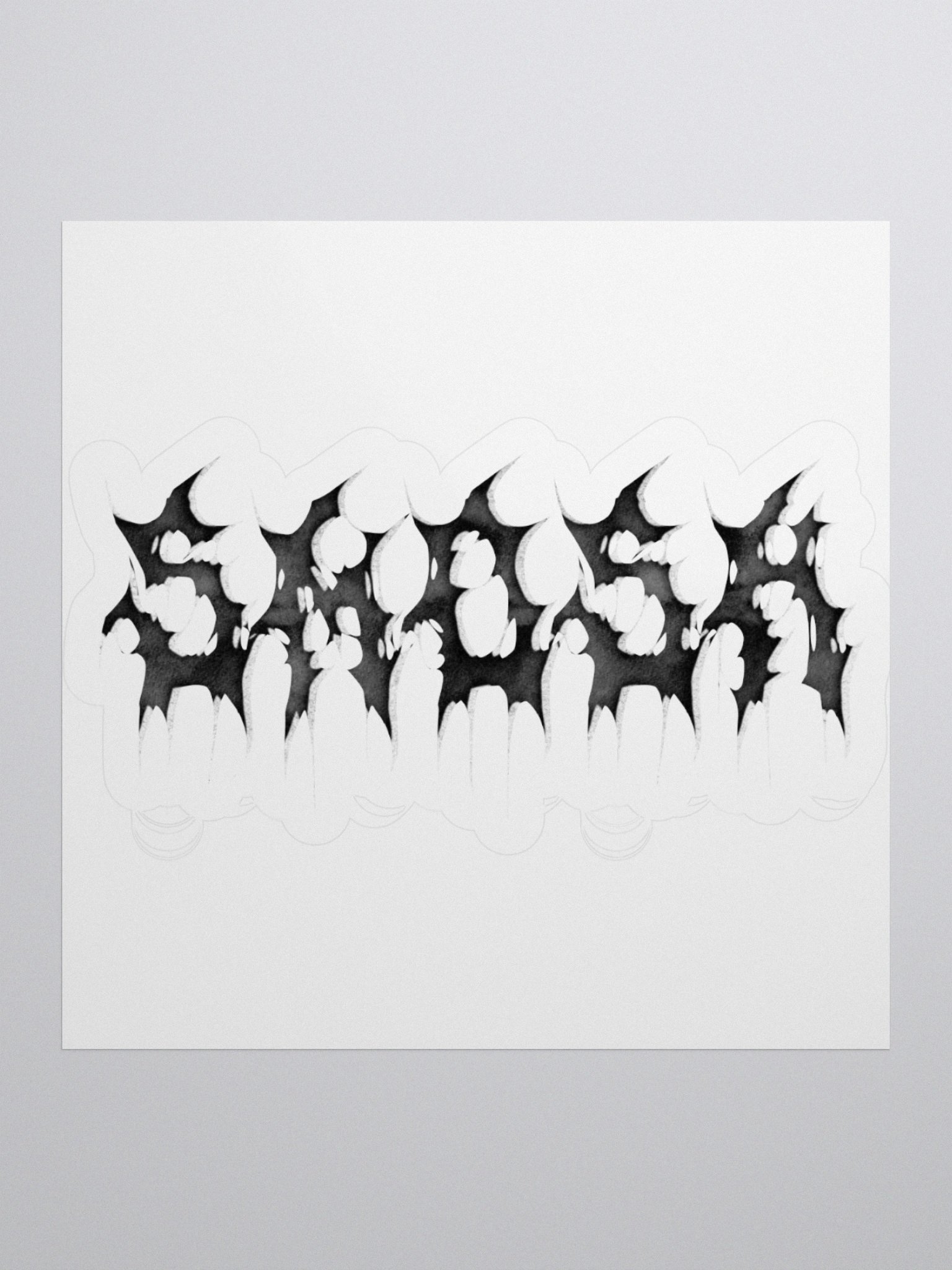 Smosh Black Metal Sticker product image (1)