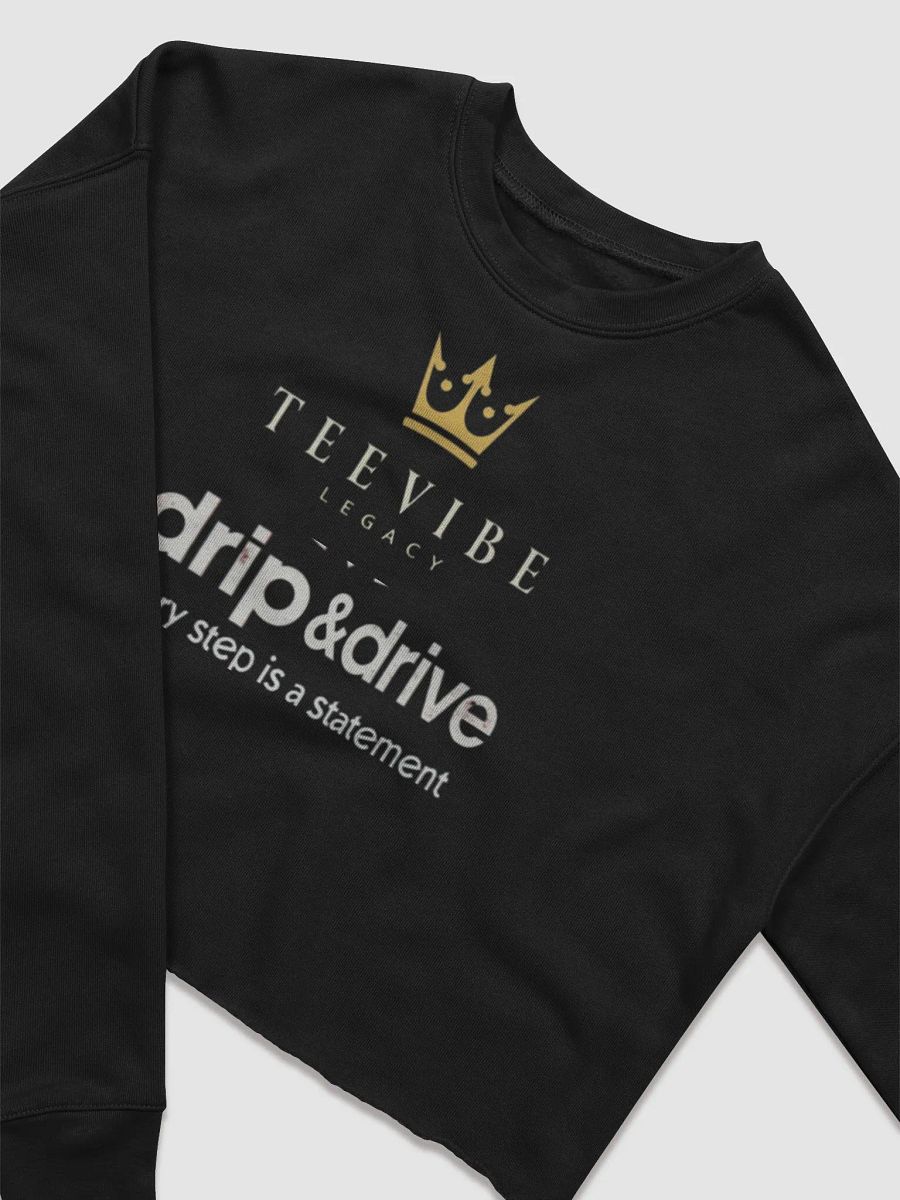 TEEVIBE LEGACY Women's Fleece Crop Sweatshirt product image (14)