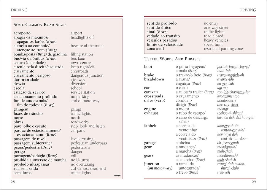 Portuguese Phrase Book (Eyewitness Travel Guides Phrase Books) product image (6)