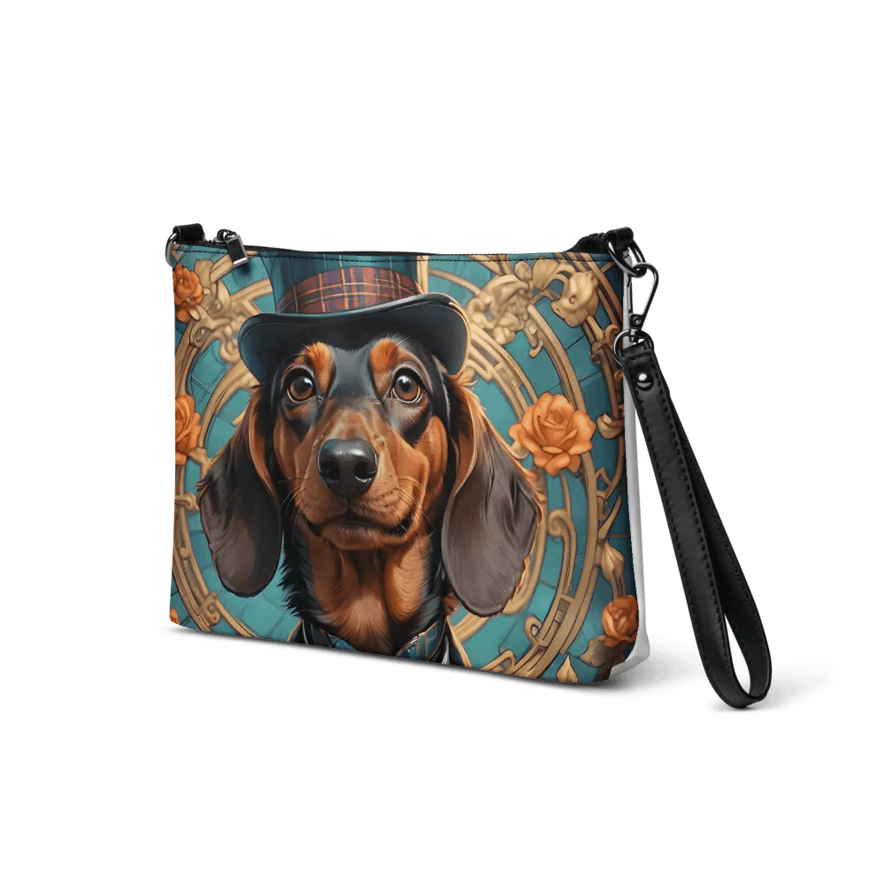 Dapper Dachshund All-Over Print Crossbody Bag product image (2)