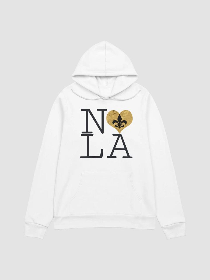 I LOVE NOLA **SUPERSOFT BIGSHOT HOODIE** (GOLD HEART WRAP) product image (2)