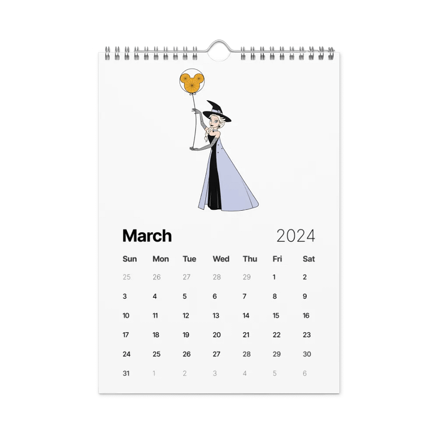 Disney Horror 2024 Wall Calendar product image (9)