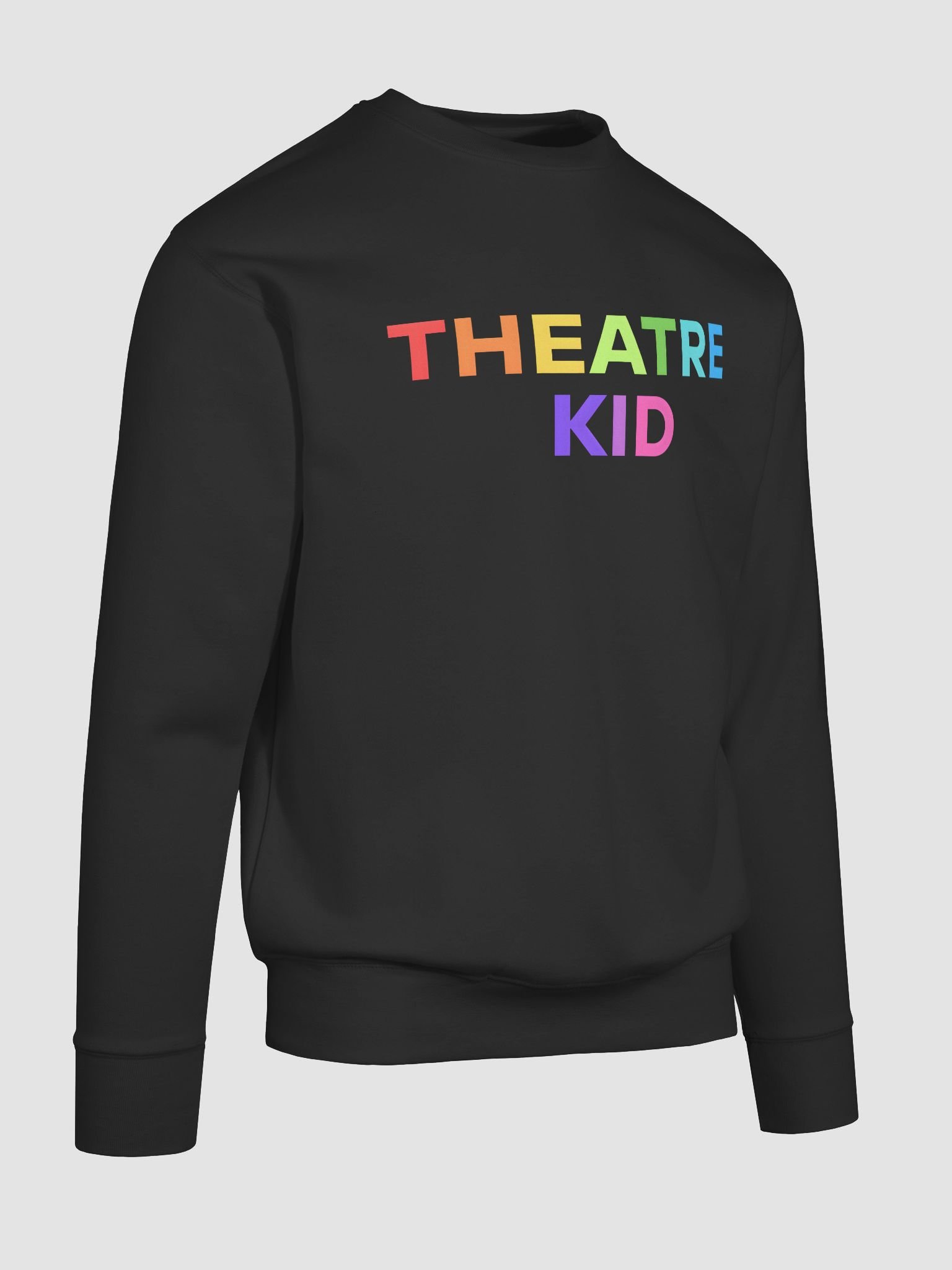Theatre Kid, Rainbow Block Letters, Sweater product image (4)