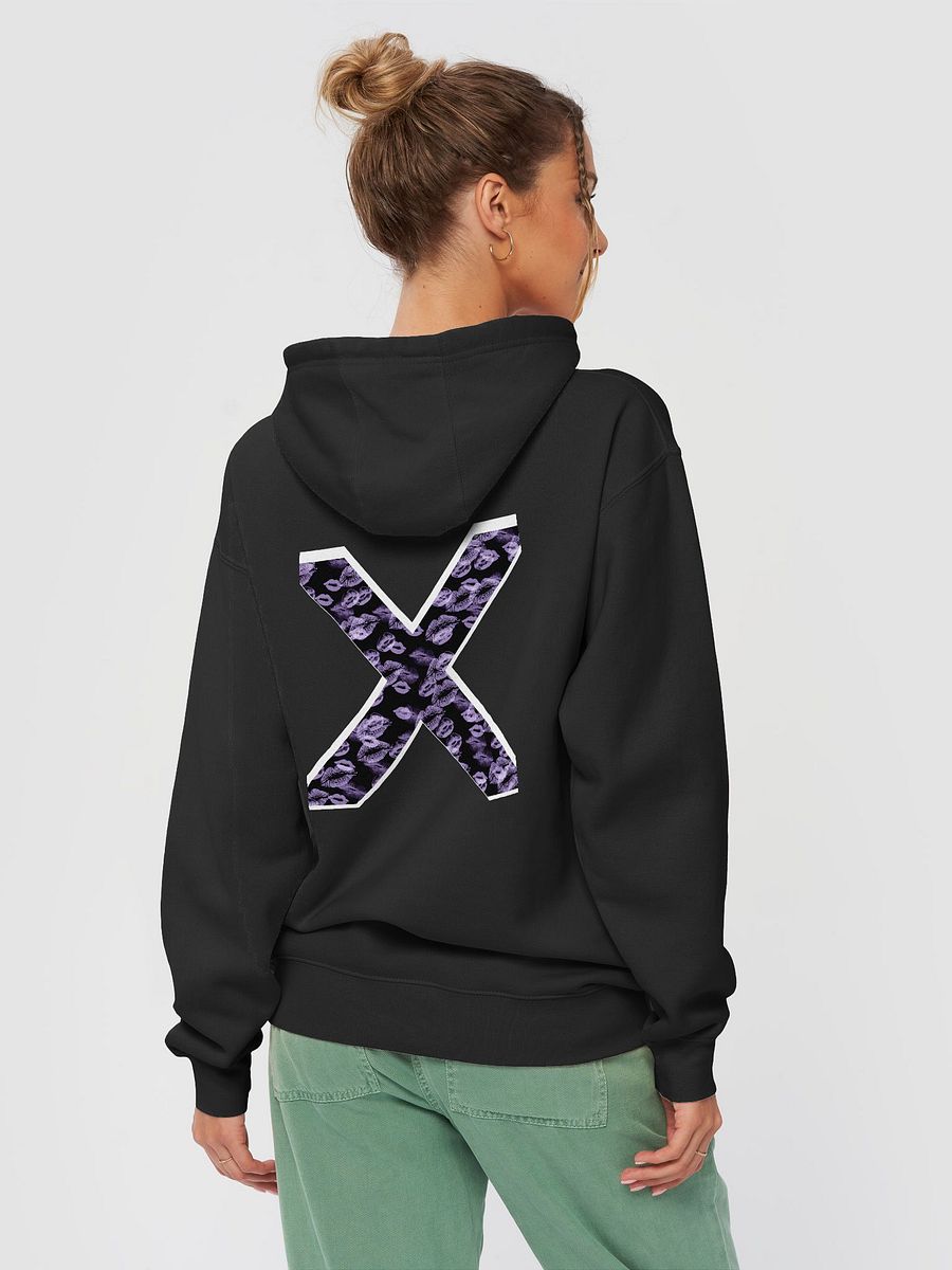 Black X Lilac Lipstick Kisses Hoodie product image (29)