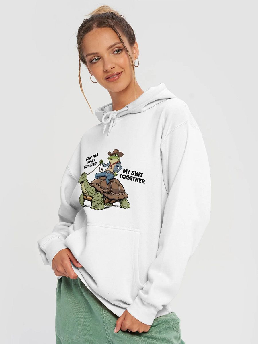 Cowboy Frog Riding Turtle Hoodie product image (1)