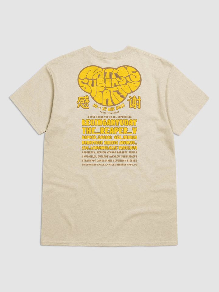 Natto Subathon 2022 Supporters T-Shirt product image (4)