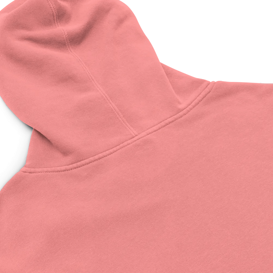 BUSY-BRAINED (L.C. maroon bubble design 2) embroidered pigment hoodie product image (9)