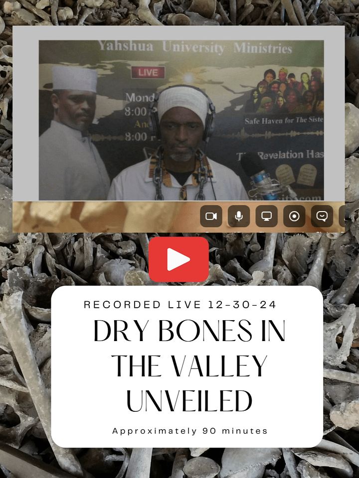 Live Video Class: Dry Bones Monday 12-30-24 product image (1)