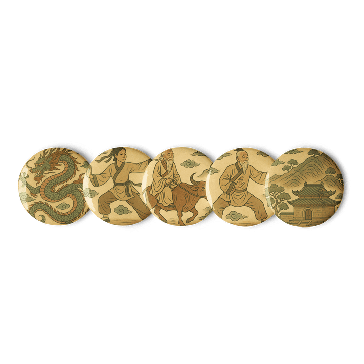 Celestial Wisdom & Martial Arts Pin Collection product image (1)