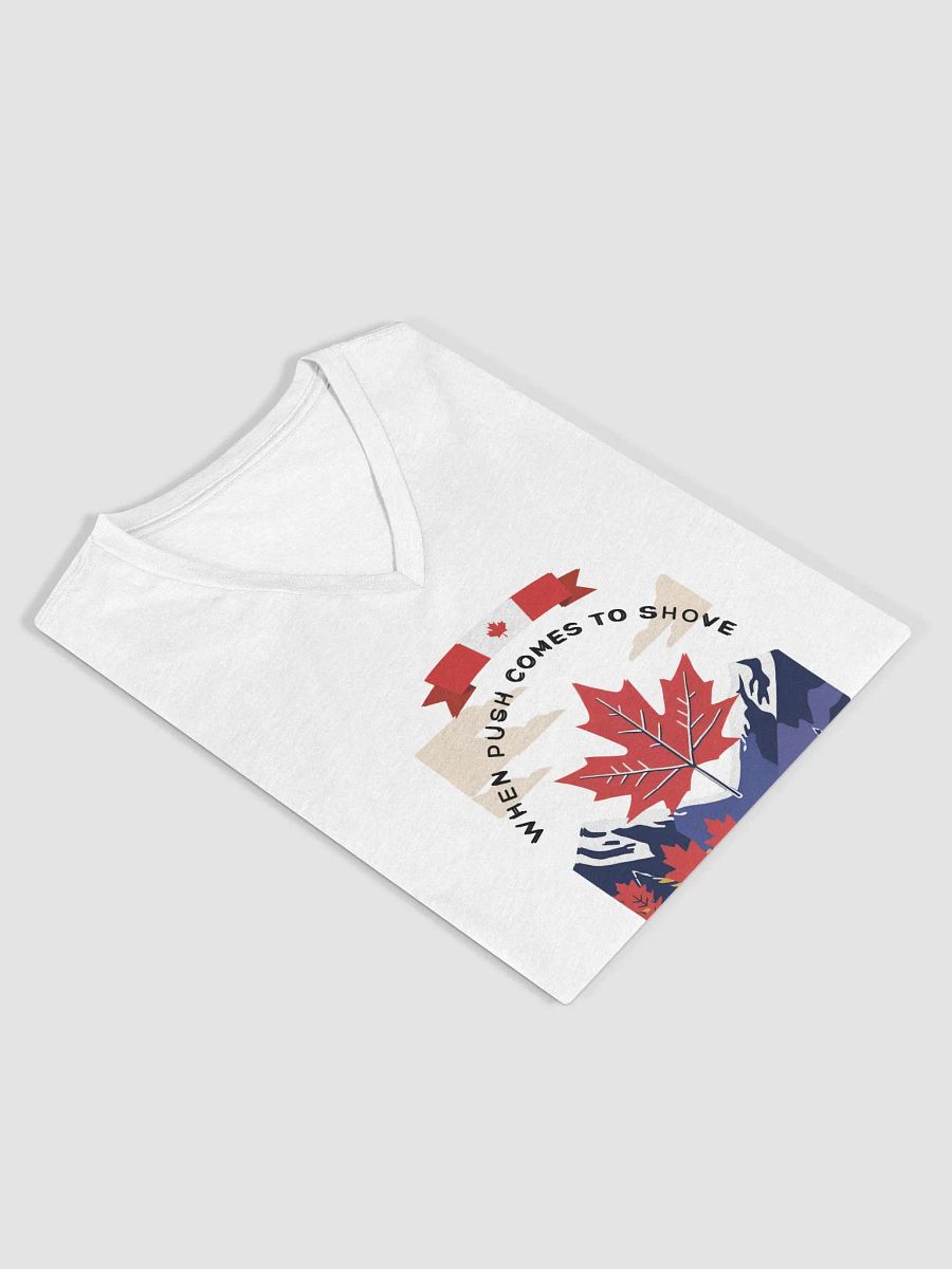 Maple Leaf Push Back Women's V-Neck Tee product image (13)