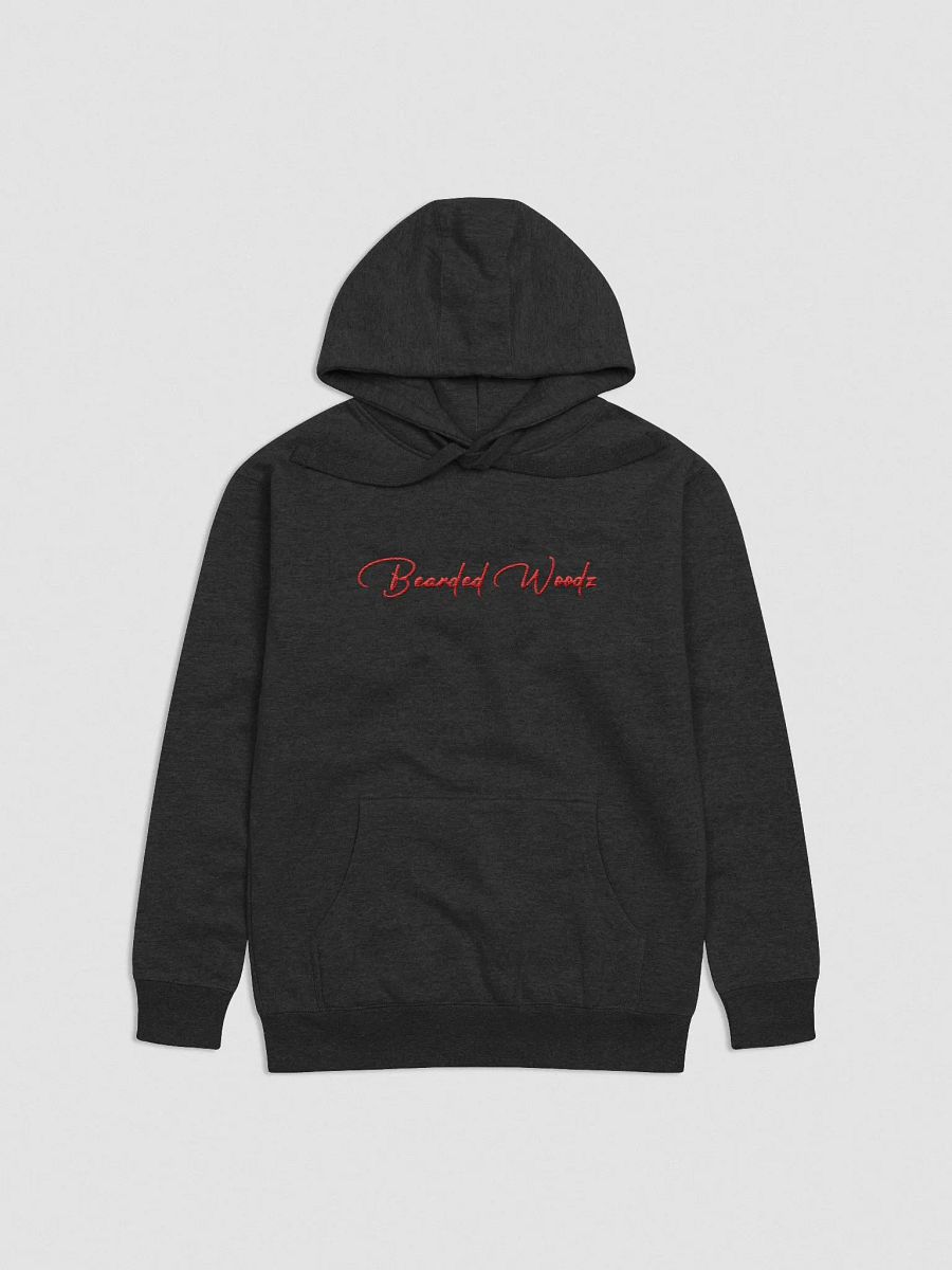 Women's Bearded Woodz Signature Hoodie (Red Embroidery) product image (1)