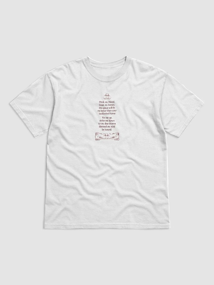 'Syrena' Official Merch T shirt (chorus lyrics version) product image (25)