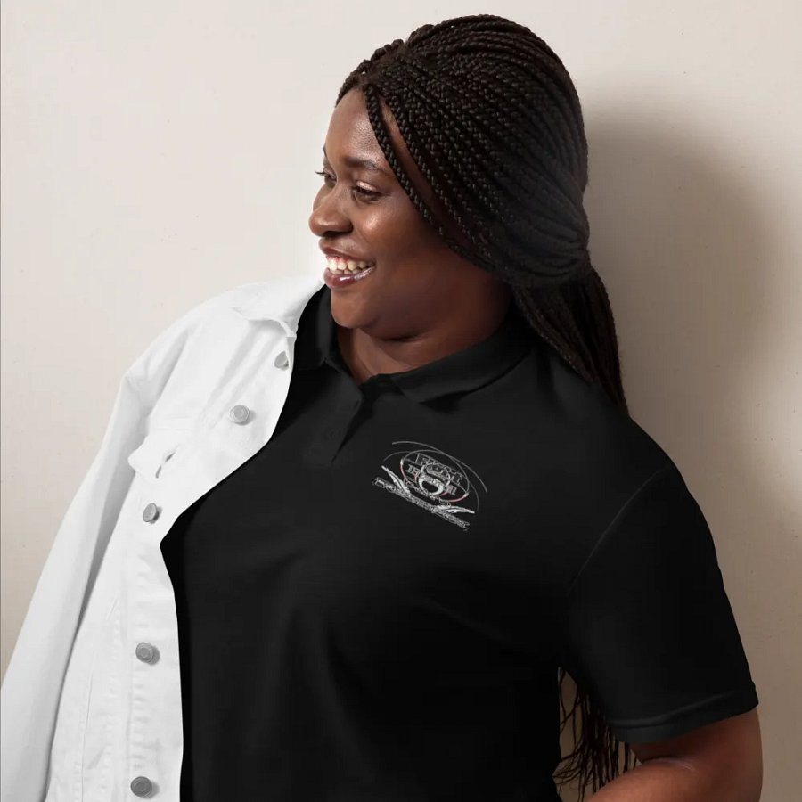 Fight Hard Earn Respect - Embroidered - Women's Pique Polo product image (7)