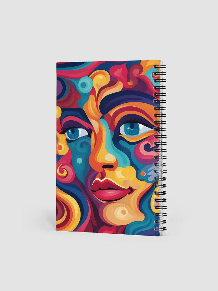 Swirling Portrait Spiral Notebook product image (2)
