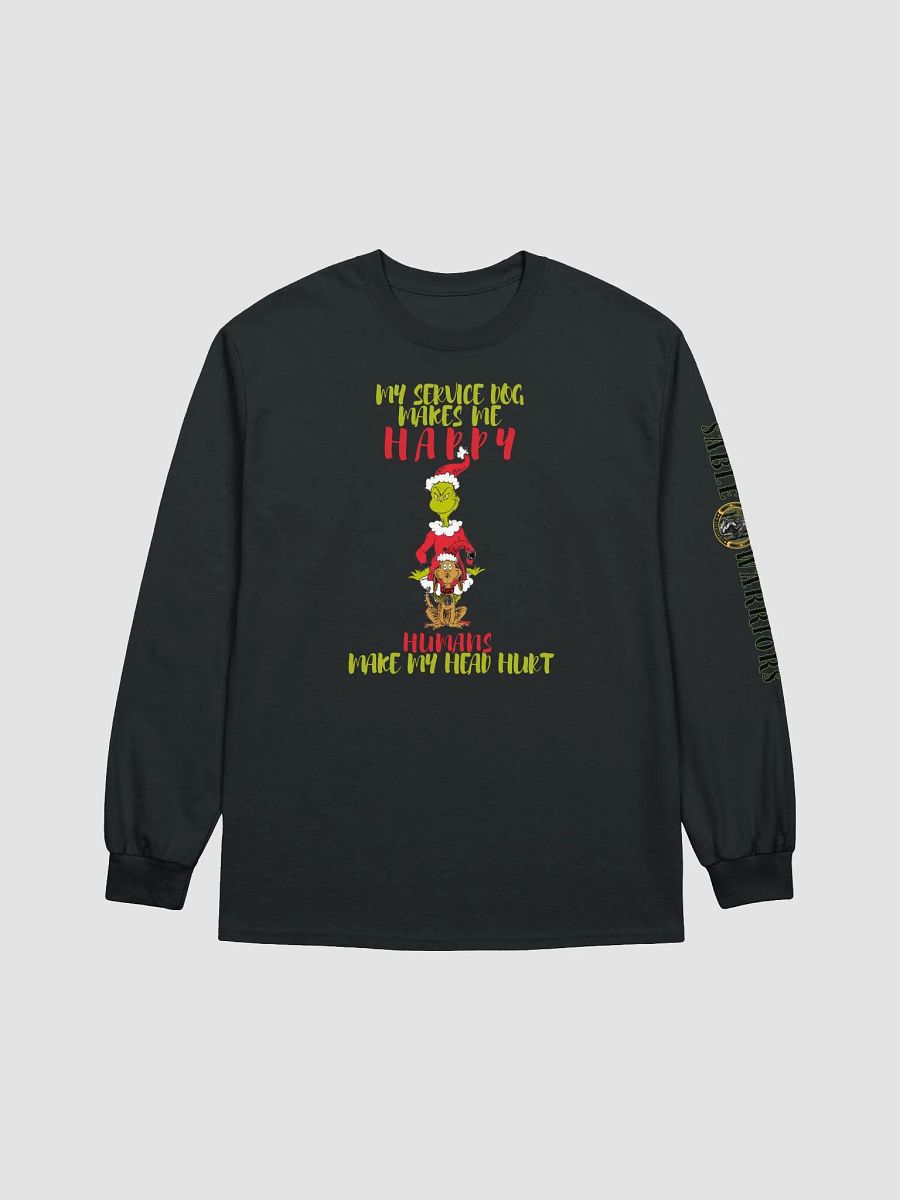 Sable Warriors Holiday Service Dog Long Sleeve: Helps Pair Veterans With A Service Dog product image (1)