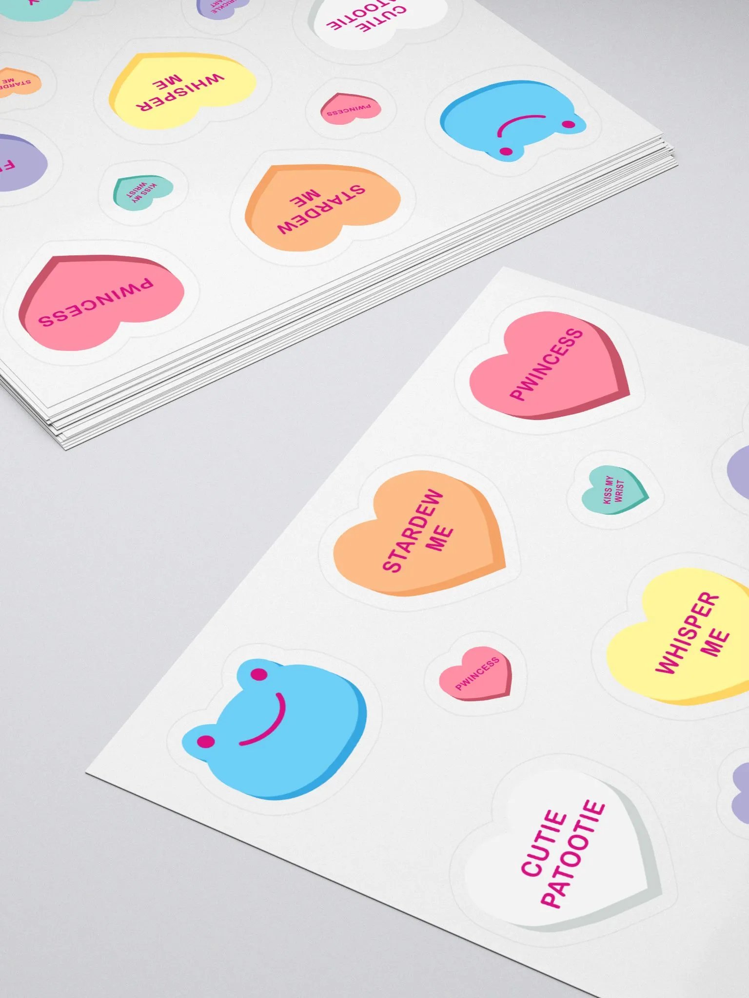 Froge Candy Heart Sticker Pack product image (4)
