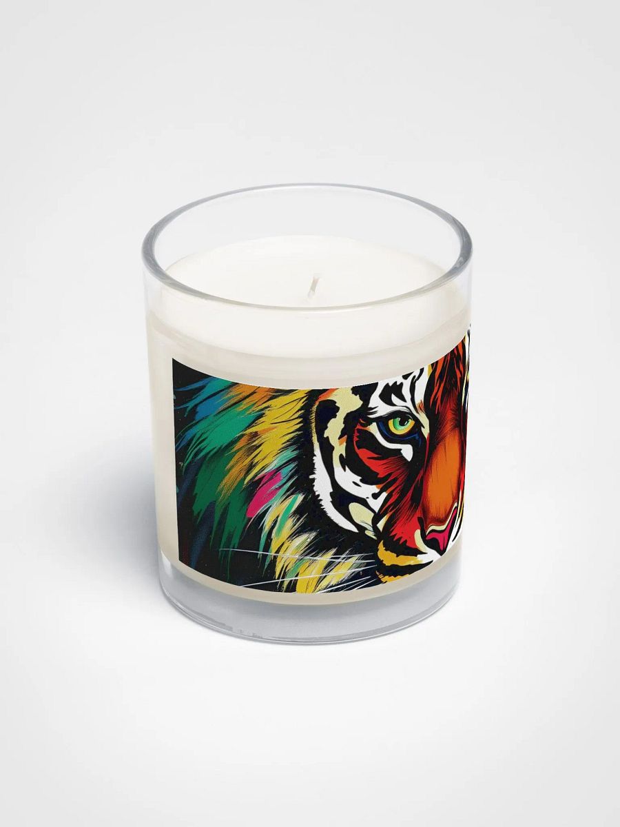 Vibrant Tiger's Gaze Soy Wax Candle product image (2)