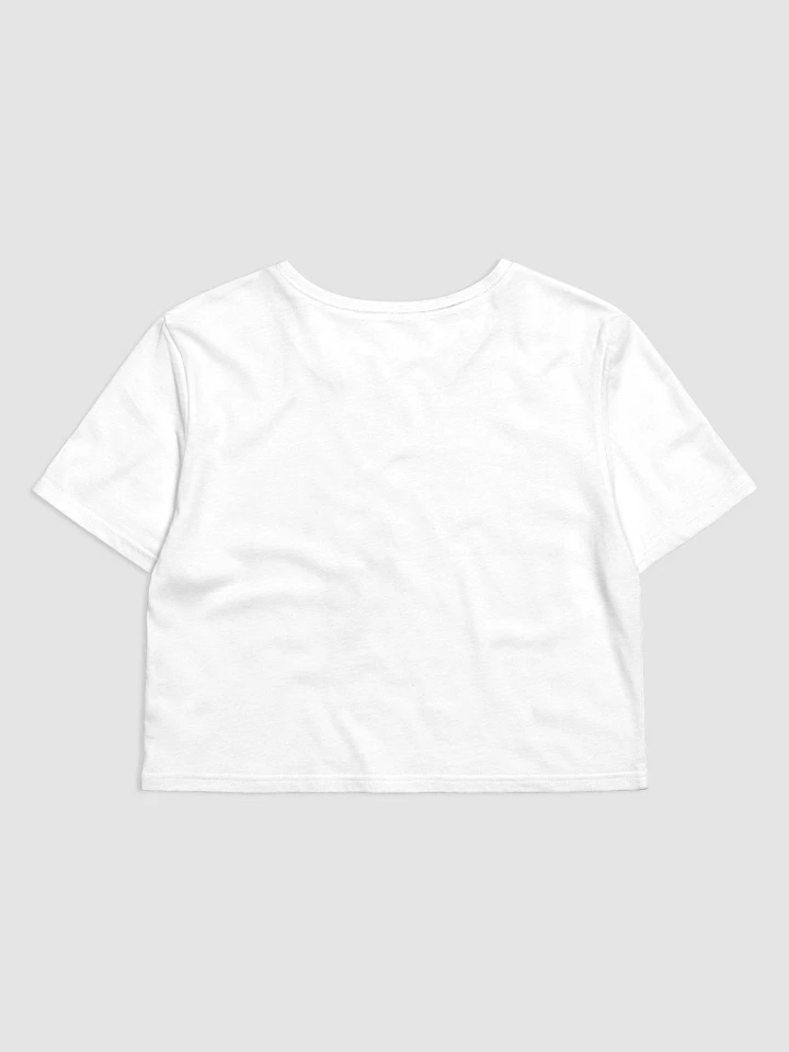 BOBA CUP CROP TOP - WHITE ORGANIC product image (2)