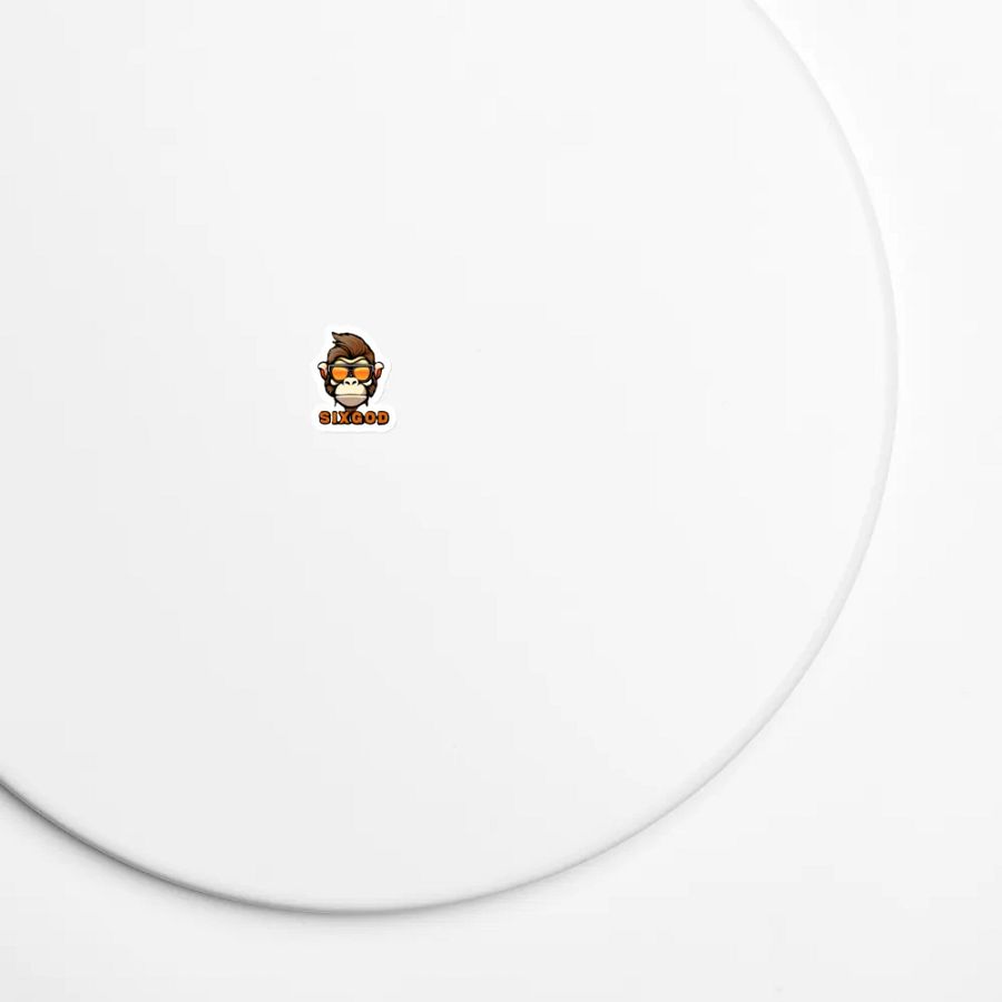 SIXGOD Monkey Shades Die-Cut Magnets product image (7)